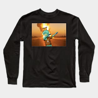 Drowze Streetwear- Drowze Squidward Long Sleeve T-Shirt